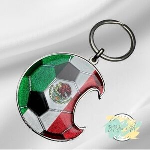 🆕Mexico Soccer Team Keychain, Opener
